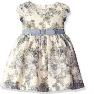 Rare Editions Girls Ribbon Trim Dress - Size 2T